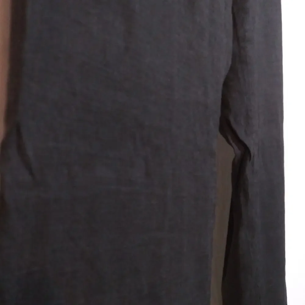 Banana Republic Martin Fit Linen Pants Charcoal Gray Size 6
